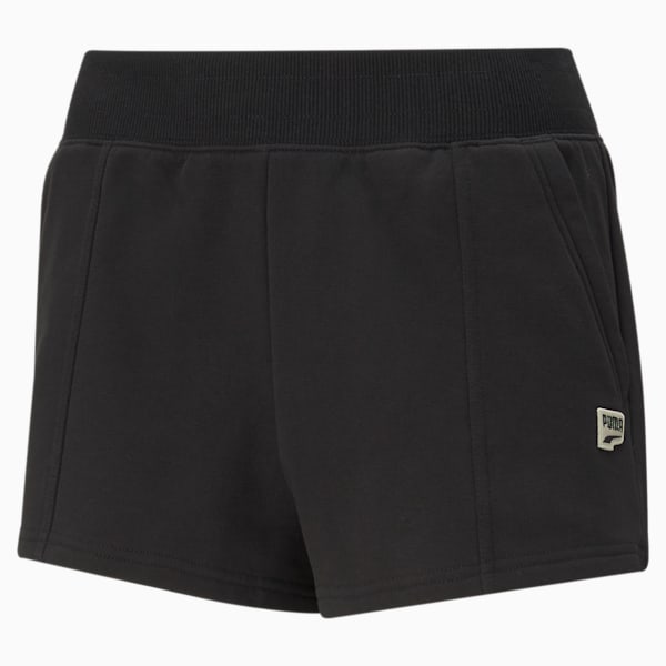 Downtown Women's Shorts, Puma Black, extralarge