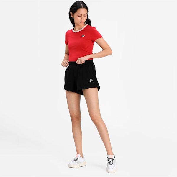 Downtown Women's Shorts, Puma Black, extralarge