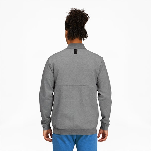 Porsche Design Men's Sweat Jacket, Medium Gray Heather, extralarge