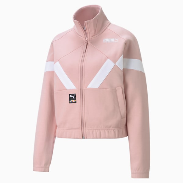 INTL Game Women's Double Knit Track Jacket, Peachskin, extralarge