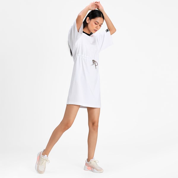 PUMA International Women's  Dress T-shirt, Puma White, extralarge-IND