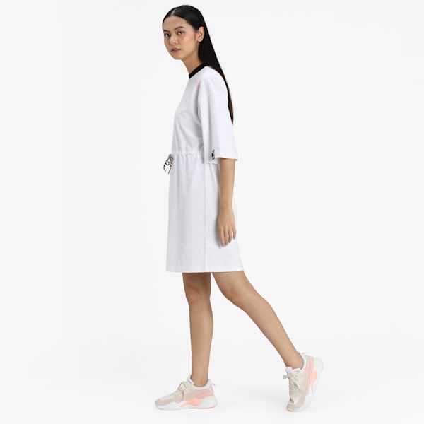 PUMA International Women's  Dress T-shirt, Puma White, extralarge-IND
