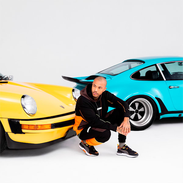 Porsche Legacy Statement Men's Hoodie, Puma Black, extralarge-IND
