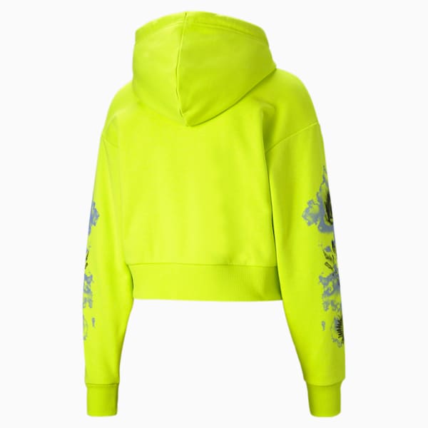 Evide Women's Graphic Hoodie, Nrgy Yellow, extralarge