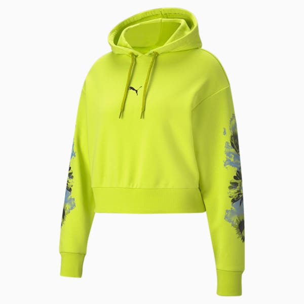 Evide Women's Graphic Hoodie, Nrgy Yellow, extralarge