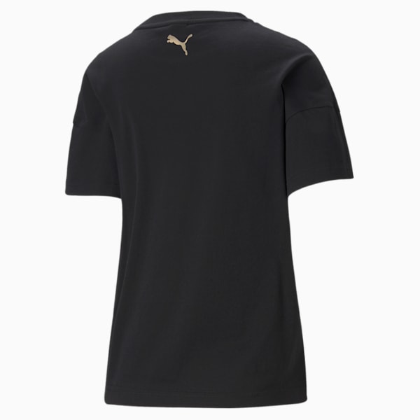 Evide Graphic Women's Regular Fit T-shirt, Puma Black, extralarge-IND