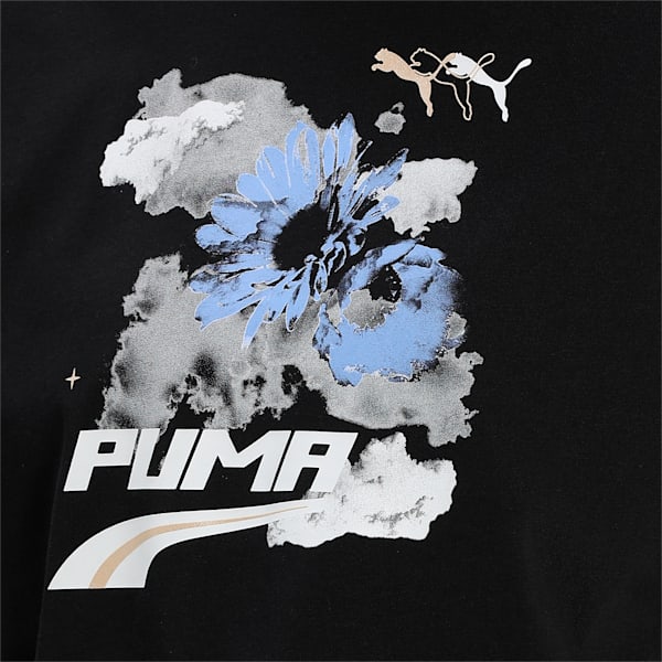 Evide Graphic Women's  T-shirt, Puma Black