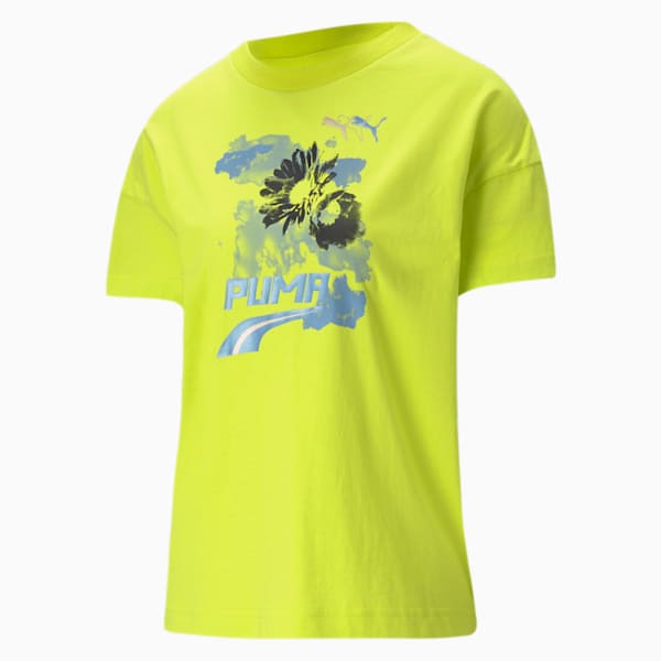 Evide Graphic Women's Regular Fit T-shirt, Nrgy Yellow, extralarge-IND