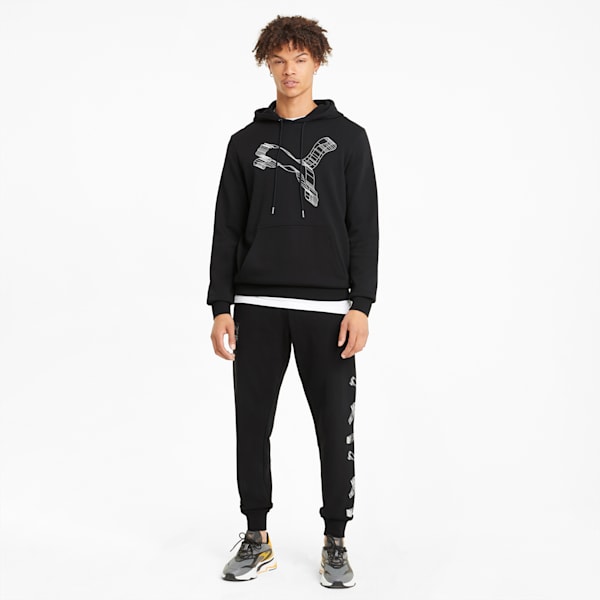 Avenir Men's Hoodie, Puma Black, extralarge