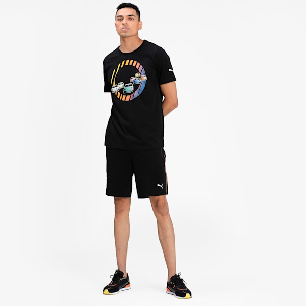 Porsche Legacy Graphic Men's  T-shirt, Puma Black, extralarge-IND