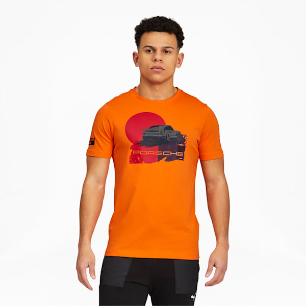 Porsche Legacy Men's Graphic Tee, Carrot, extralarge