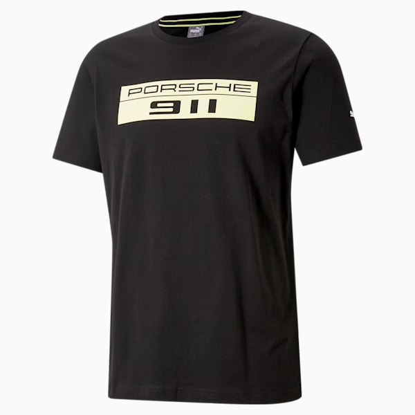 Porsche Legacy Big Logo Men's  T-shirt, Puma Black, extralarge