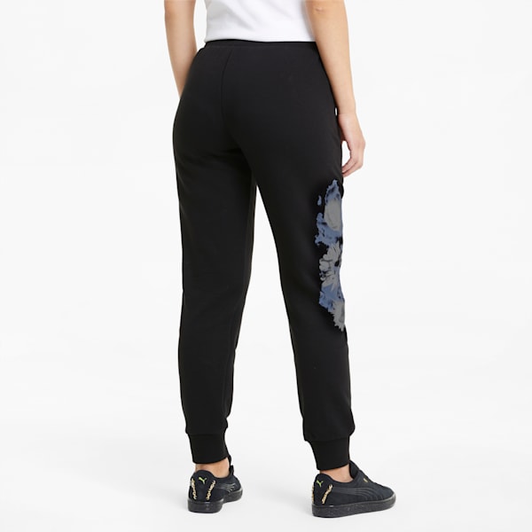 Evide Women's Knit Track Pants, Puma Black, extralarge