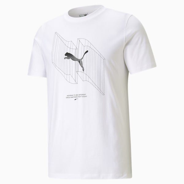 Avenir Men's  T-shirt, Puma White, extralarge