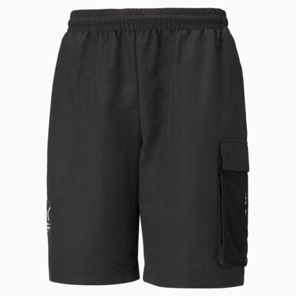 Avenir Men's Cargo Relaxed Shorts, Puma Black