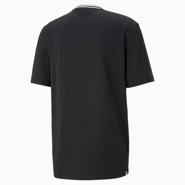 Downtown Pocket Men's Relaxed Fit T-Shirt, Puma Black, extralarge-IND