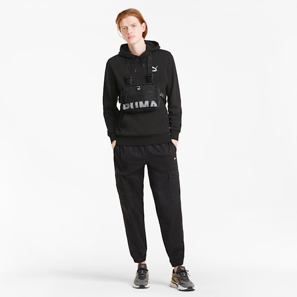 Classics Men's Embroidered Hoodie, Puma Black, extralarge