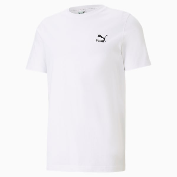 Classics Men's Embroidered Tee, Puma White, extralarge