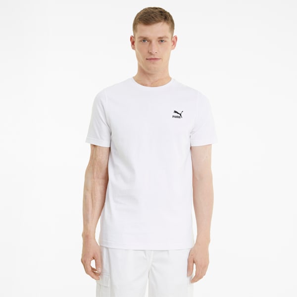 Classics Men's Embroidered Tee, Puma White, extralarge