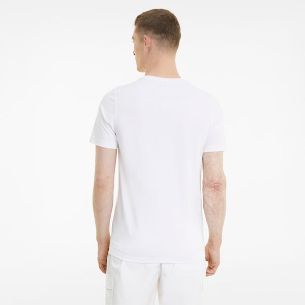 Classics Men's Embroidered Tee, Puma White, extralarge
