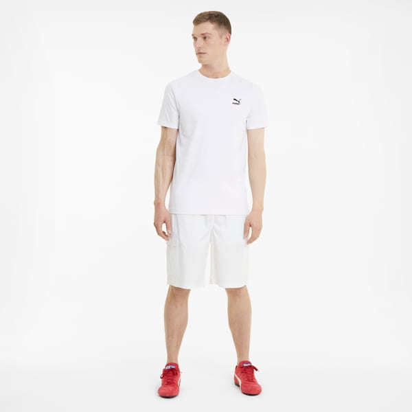 Classics Men's Embroidered Tee, Puma White, extralarge