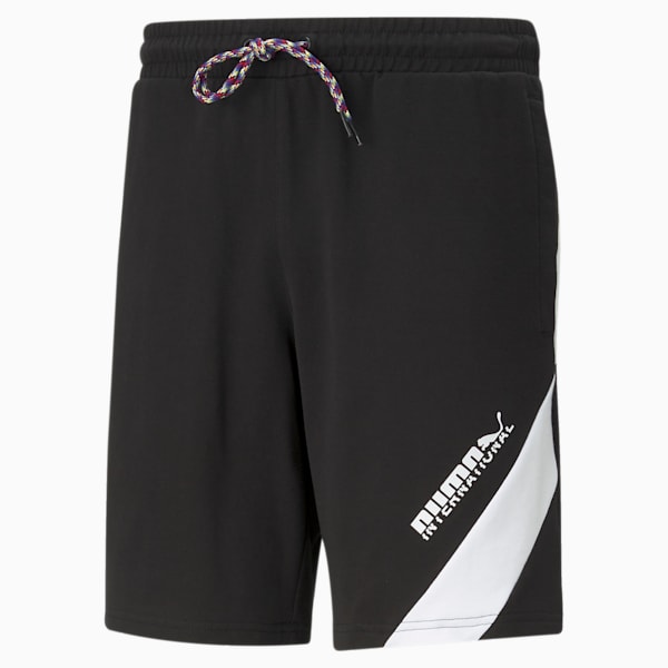 Men's Baby Terry Shorts, Puma Black, extralarge-IND
