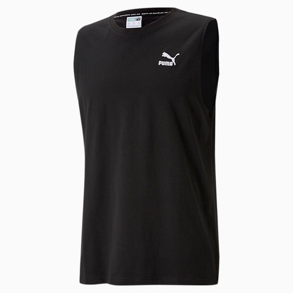Classics Embro Sleeveless Men's  T-shirt, Puma Black, extralarge-IND