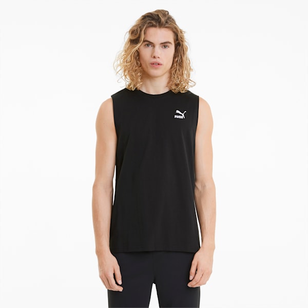 Classics Embro Sleeveless Men's  T-shirt, Puma Black, extralarge-IND