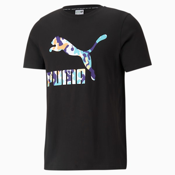 Classics Graphic Men's  T-shirt, Puma Black-Puma White, extralarge-IND