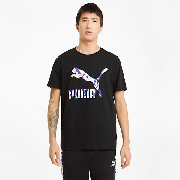 Classics Graphic Men's  T-shirt, Puma Black-Puma White, extralarge-IND