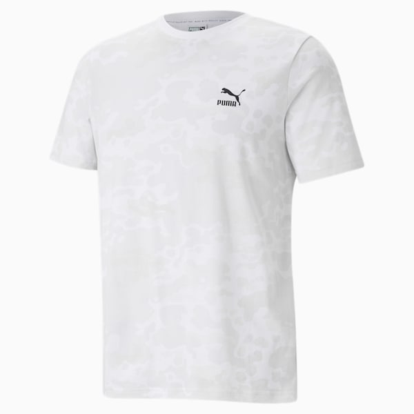 Classics Graphic Printed Men's  T-shirt, Puma White, extralarge