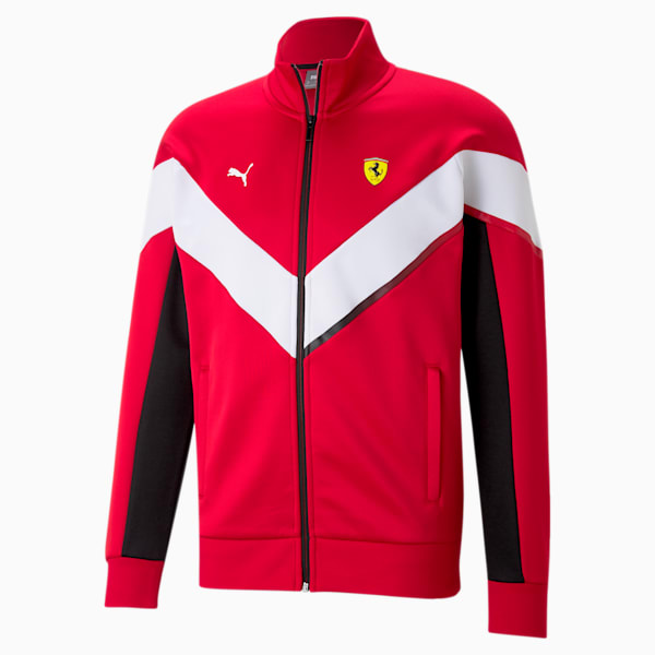 Scuderia Ferrari MCS Men's Track Jacket, Rosso Corsa, extralarge-IND