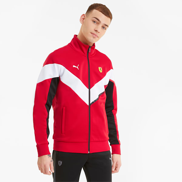 Scuderia Ferrari MCS Men's Track Jacket, Rosso Corsa, extralarge-IND