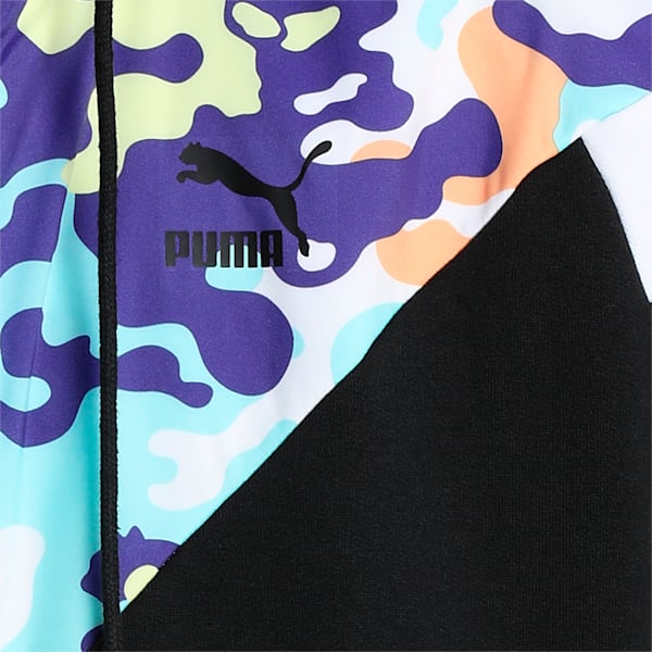 Classics Graphics MCS Hooded Men's Jacket, Puma Black-AOP, extralarge-IND
