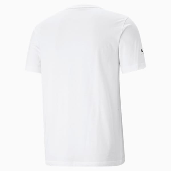 Scuderia Ferrari Race Men's Vintage Tee, Puma White, extralarge