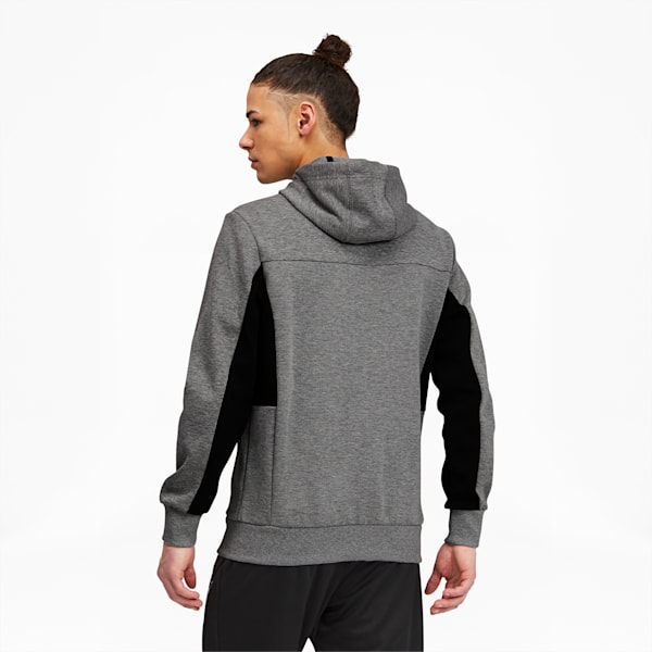 Scuderia Ferrari Race Men's Hooded Sweat Jacket, Medium Gray Heather, extralarge
