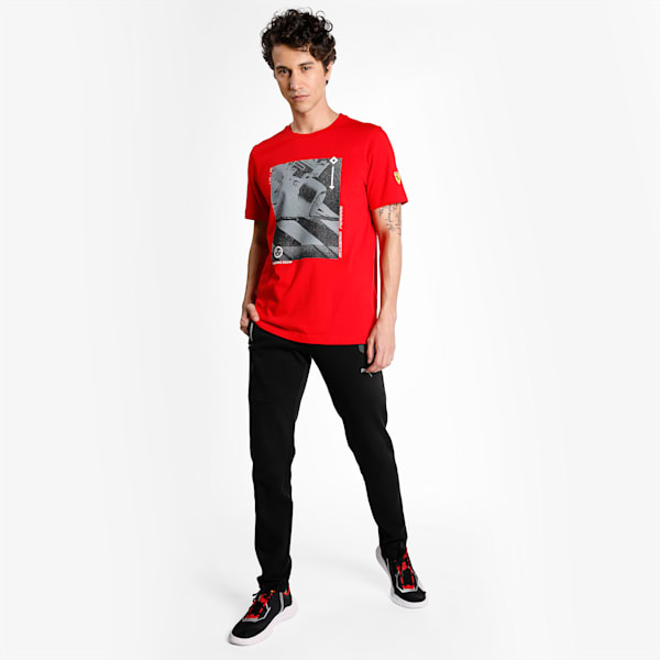 Scuderia Ferrari Race Men's Graphic Tee, Rosso Corsa, extralarge