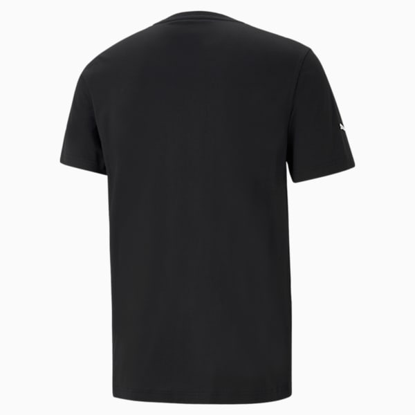 Scuderia Ferrari Chequered Flag Men's  T-shirt, Puma Black, extralarge-IND