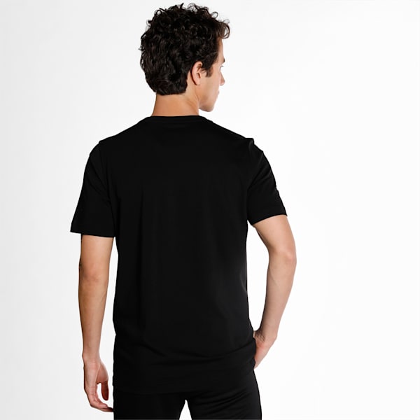 Scuderia Ferrari Chequered Flag Men's  T-shirt, Puma Black, extralarge-IND