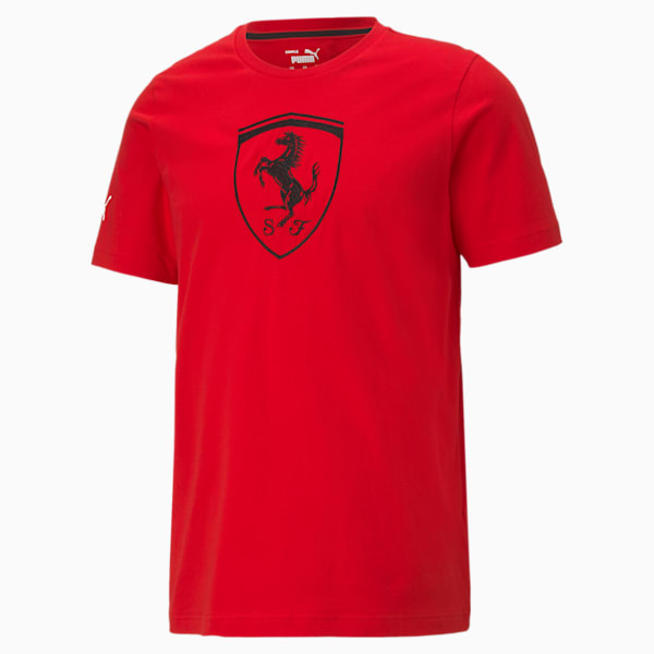 Playera Scuderia Ferrari Race Big Shield para Hombre, Rosso Corsa, extralarge