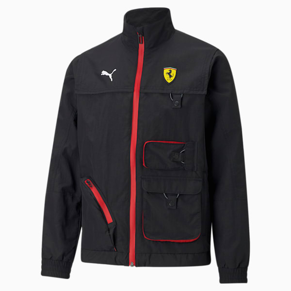 Scuderia Ferrari Kids' Statement Jacket, Puma Black, extralarge