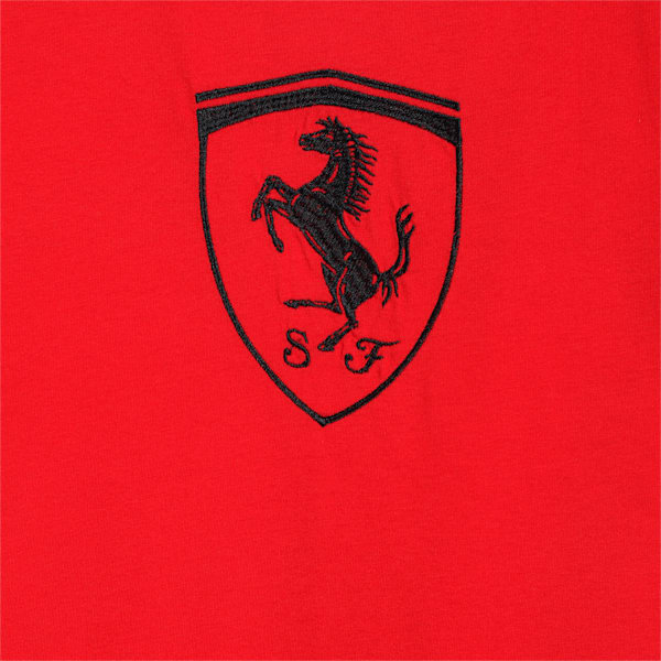 Scuderia Ferrari Racing Youth Big ShieldT-Shirt, Rosso Corsa