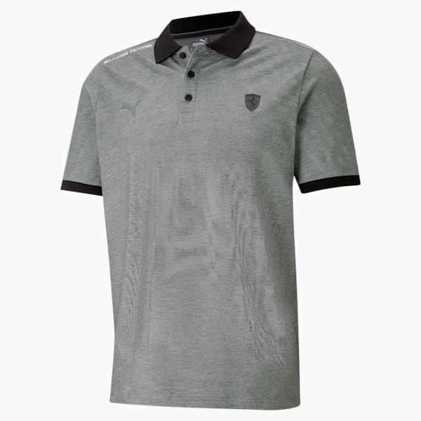 Scuderia Ferrari Style Two-Tone Men's Polo Shirt, Puma Black, extralarge-IND