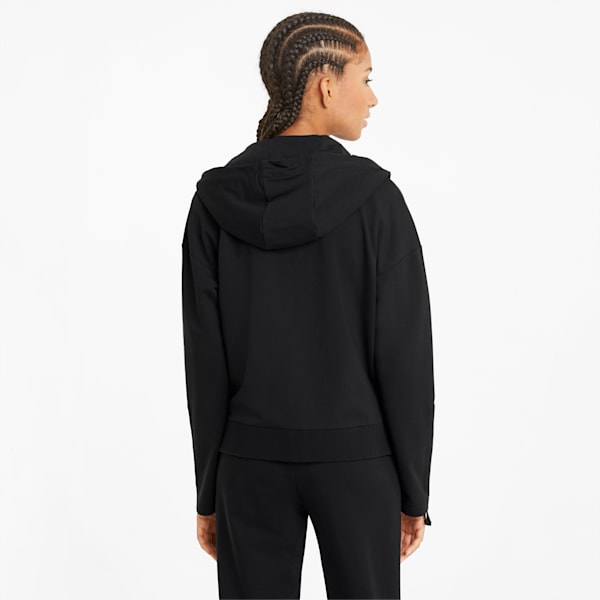 Scuderia Ferrari Style Hooded Women's Relaxed Sweat Jacket, Puma Black, extralarge-IND