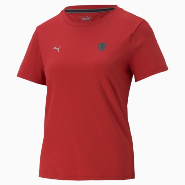 Scuderia Ferrari Style Shield Relaxed Women's T-shirt, American Beauty, extralarge-IND
