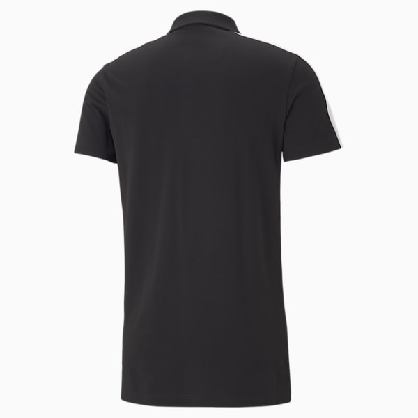 Iconic T7 Men's Polo Shirt, Puma Black, extralarge-IND
