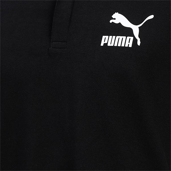 Iconic T7 Men's Polo Shirt, Puma Black, extralarge-IND