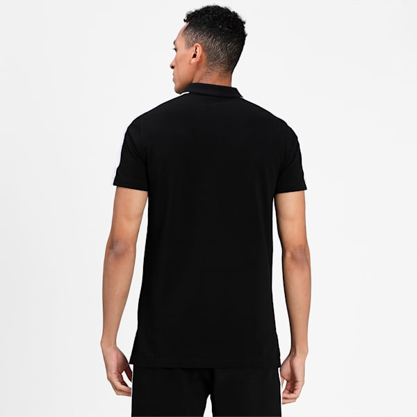 Iconic T7 Men's Polo Shirt, Puma Black, extralarge-IND