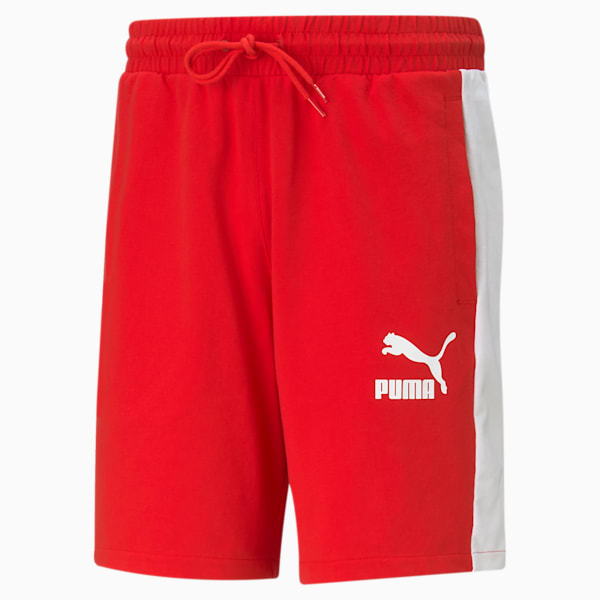 Iconic T7 Men's Jersey Shorts, High Risk Red, extralarge