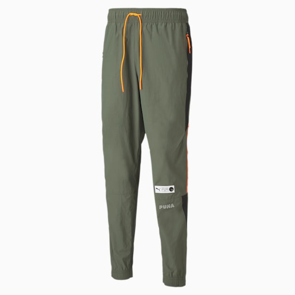 Parquet Men's Track Pants, Thyme, extralarge